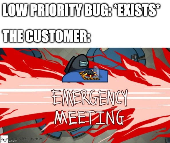 When a Low Priority Bug Meets a High-Anxiety Customer