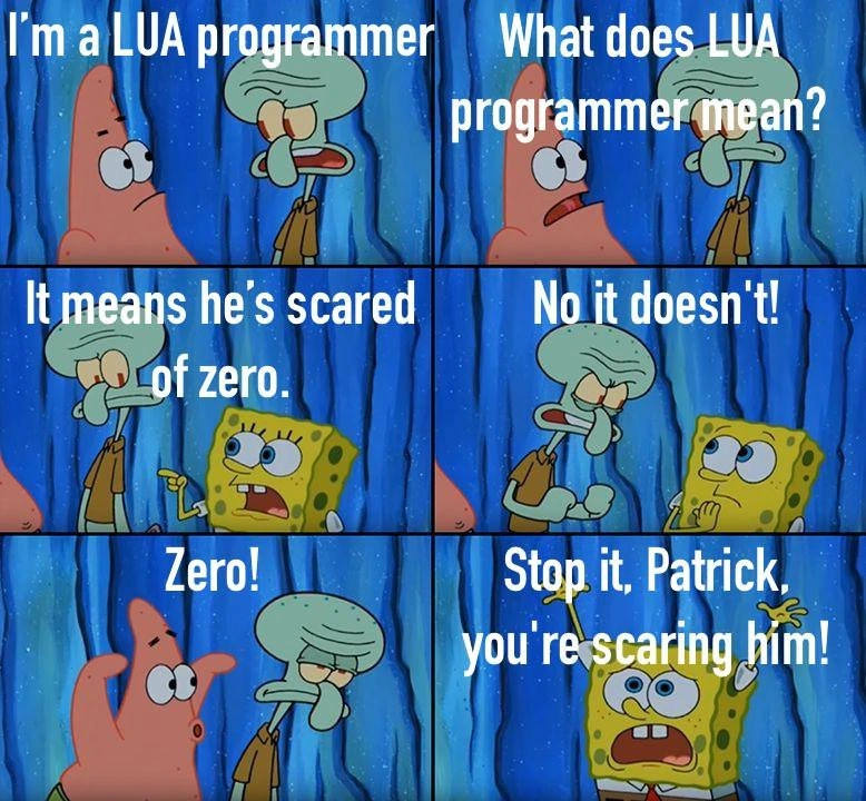 Lua Programmer Fears Zero