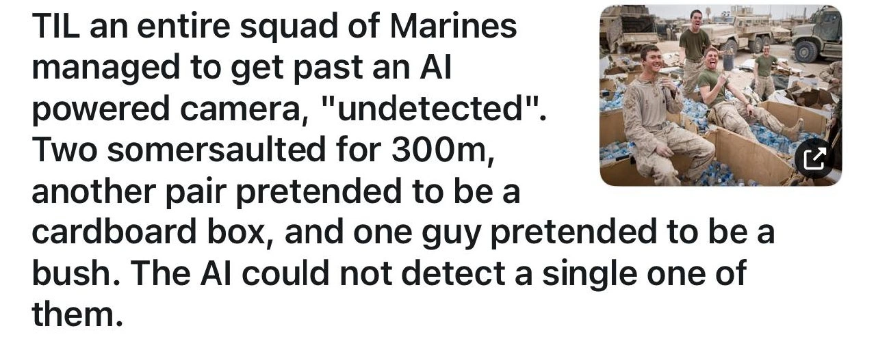 Marines Defeat AI Surveillance Camera Using Metal Gear Solid Tactics