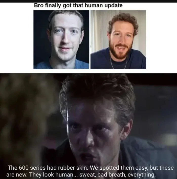 Mark Zuckerberg's 'Human Update' Triggers Terminator Infiltration Alert