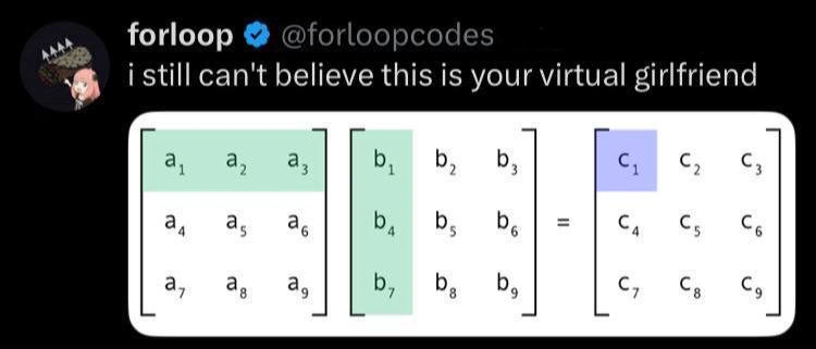 Your AI Girlfriend is Just Linear Algebra