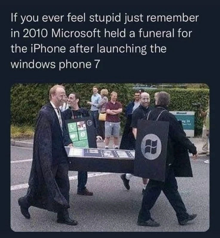 Microsoft’s 2010 “iPhone funeral” is a classic lesson in corporate overconfidence