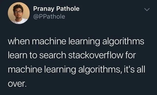 When ML models crawl StackOverflow for their own algorithms, we're doomed