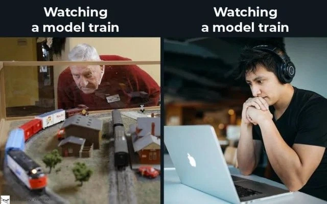 Generational Hobbies: Model Trains vs. Model Training