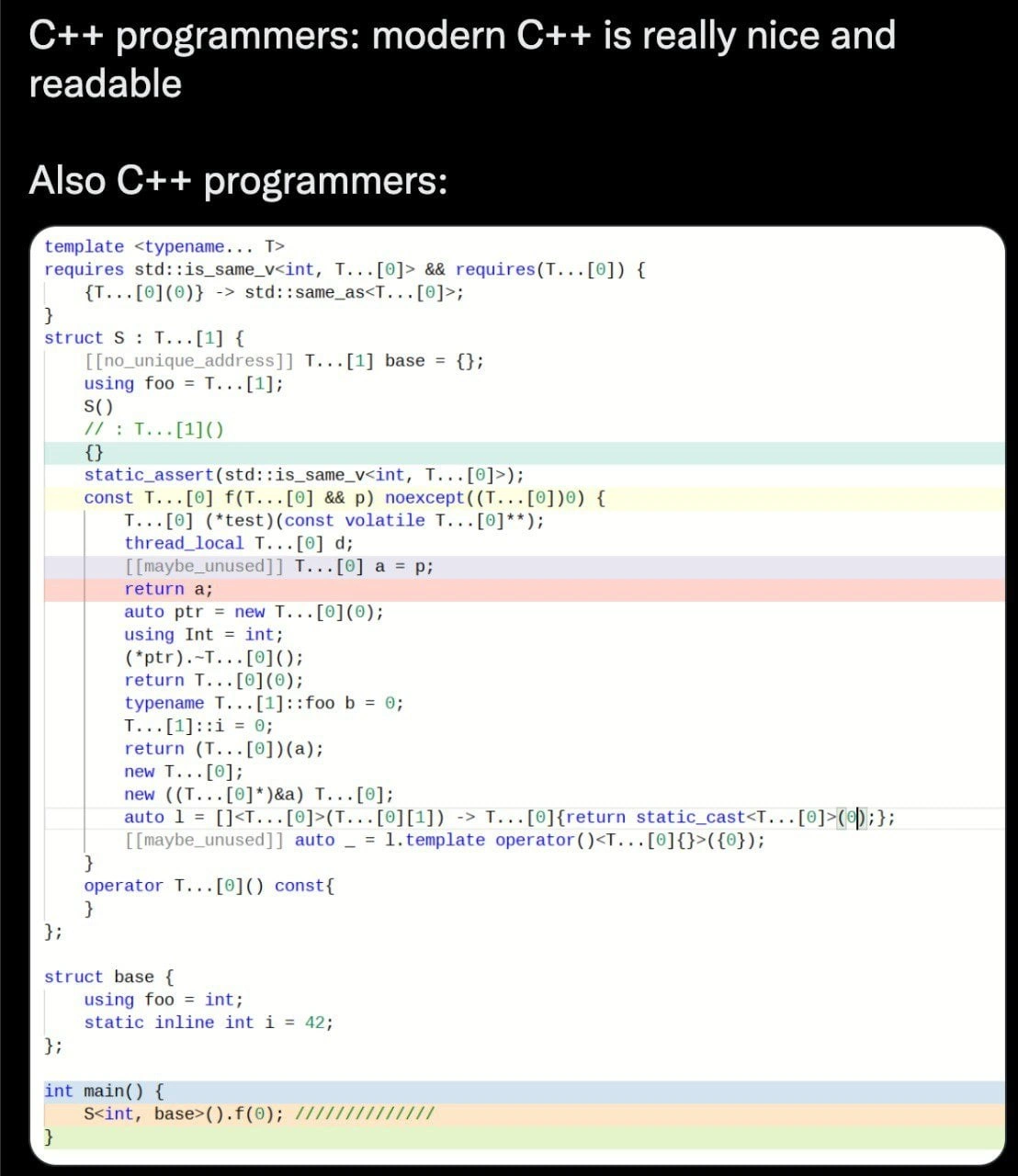 Modern C++ readability claims shattered by a wall of template sorcery
