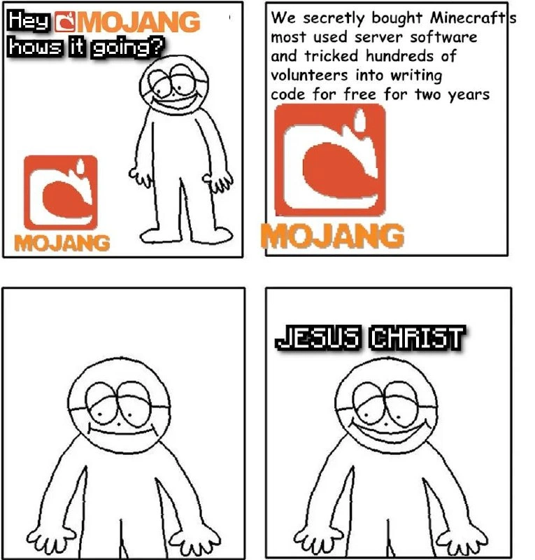 Mojang Casually Confesses to Two Years of Free Volunteer Labor