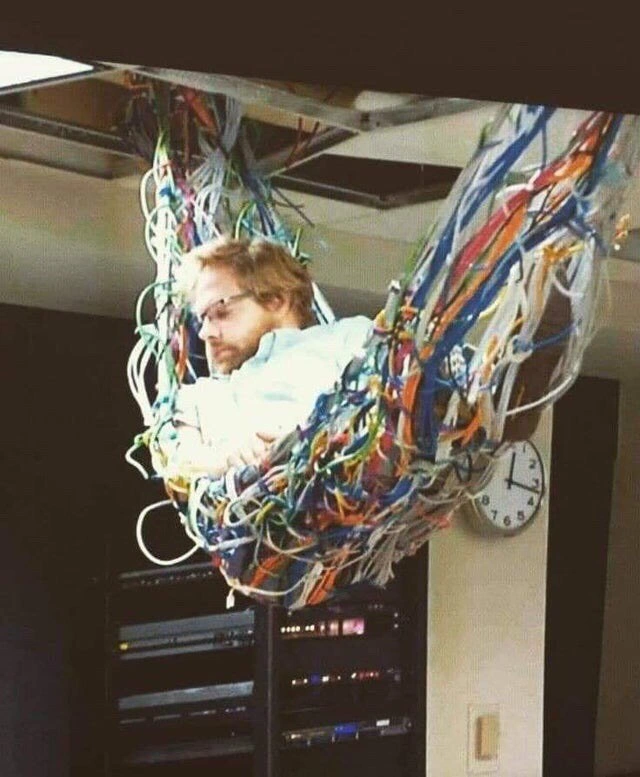 The Network Administrator's Cable Hammock