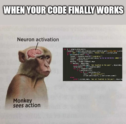 The Primal Dopamine Rush of Finally Working Code