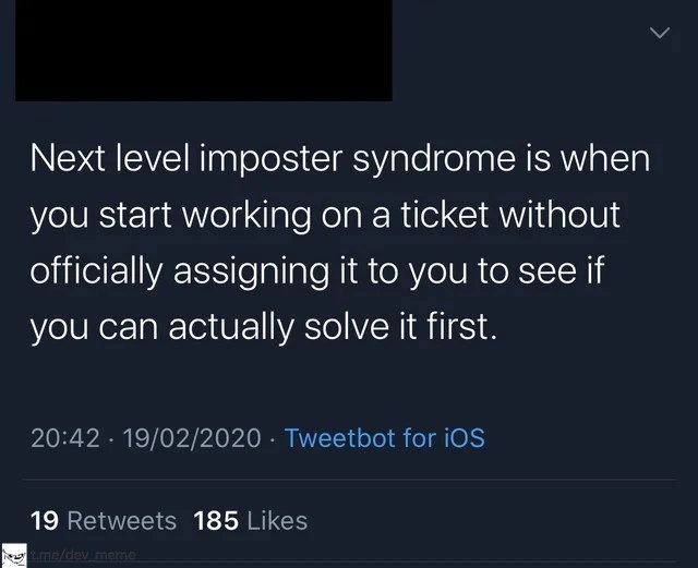 Imposter Syndrome: The Unassigned Ticket