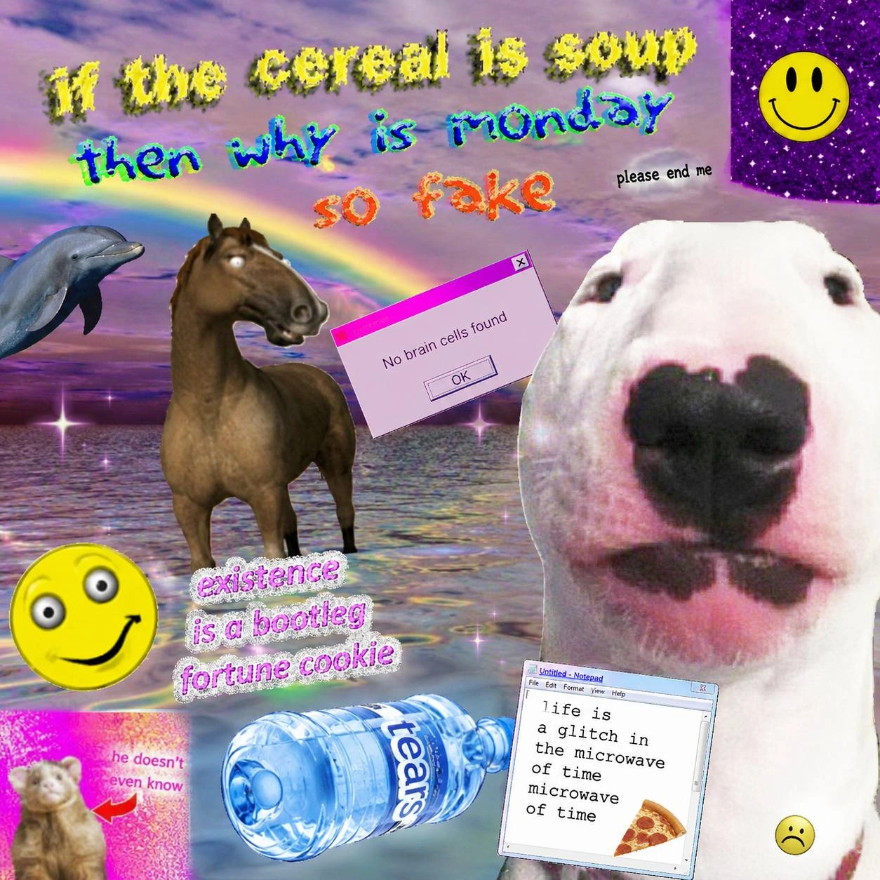 No Brain Cells Found in Worst-Image Collage