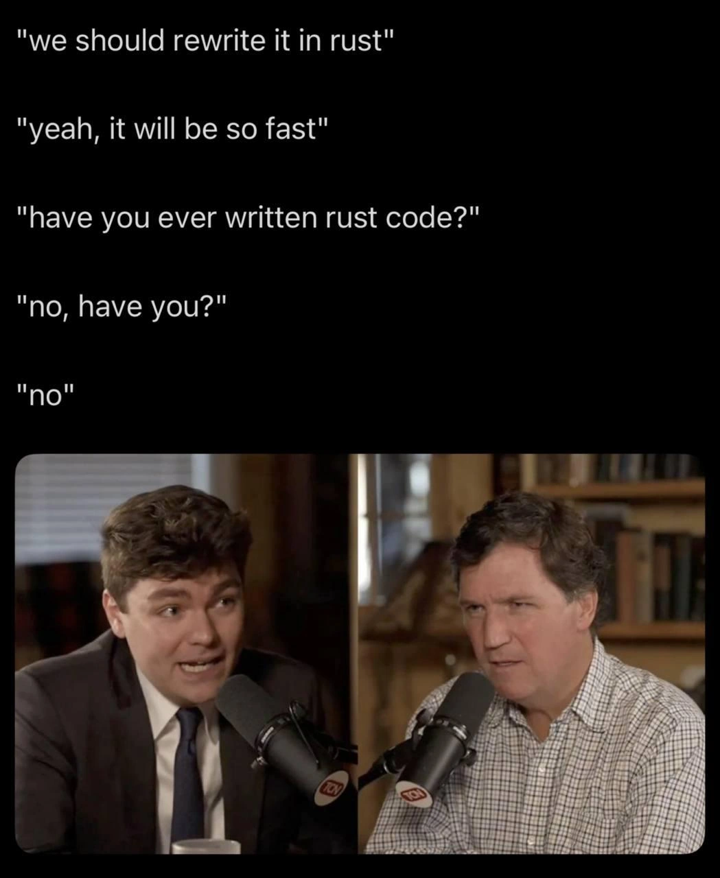 Nobody Who Advocates Rewriting in Rust Has Actually Written Rust Code