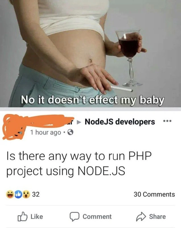 The Technical Equivalent of Drinking While Pregnant