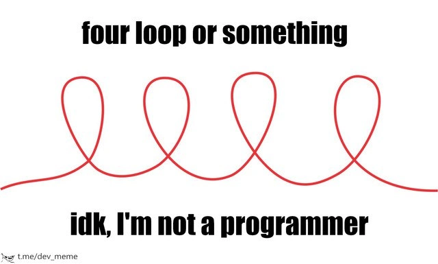 A Literal 'Four Loop' Interpretation