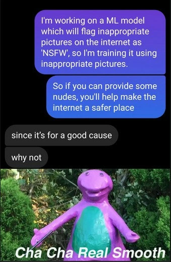 NSFW Training Data Social Engineering