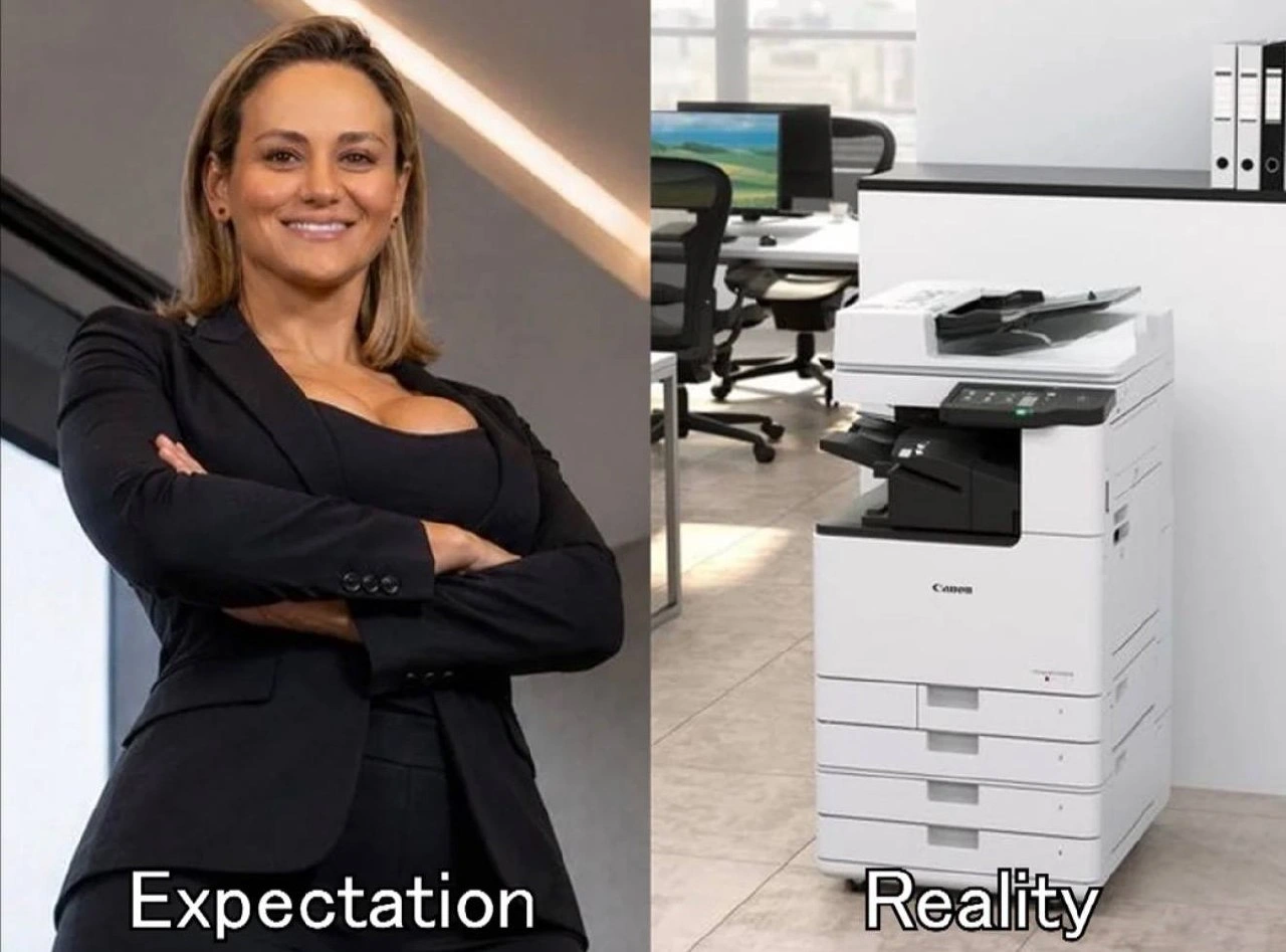 Office Job Expectation vs Reality: Your Closest Colleague Is the Canon Copier