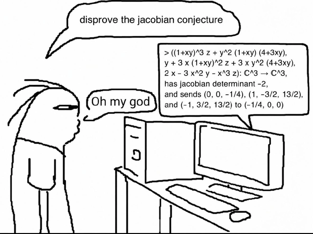 One Prompt Ends an Eighty-Seven-Year Conjecture