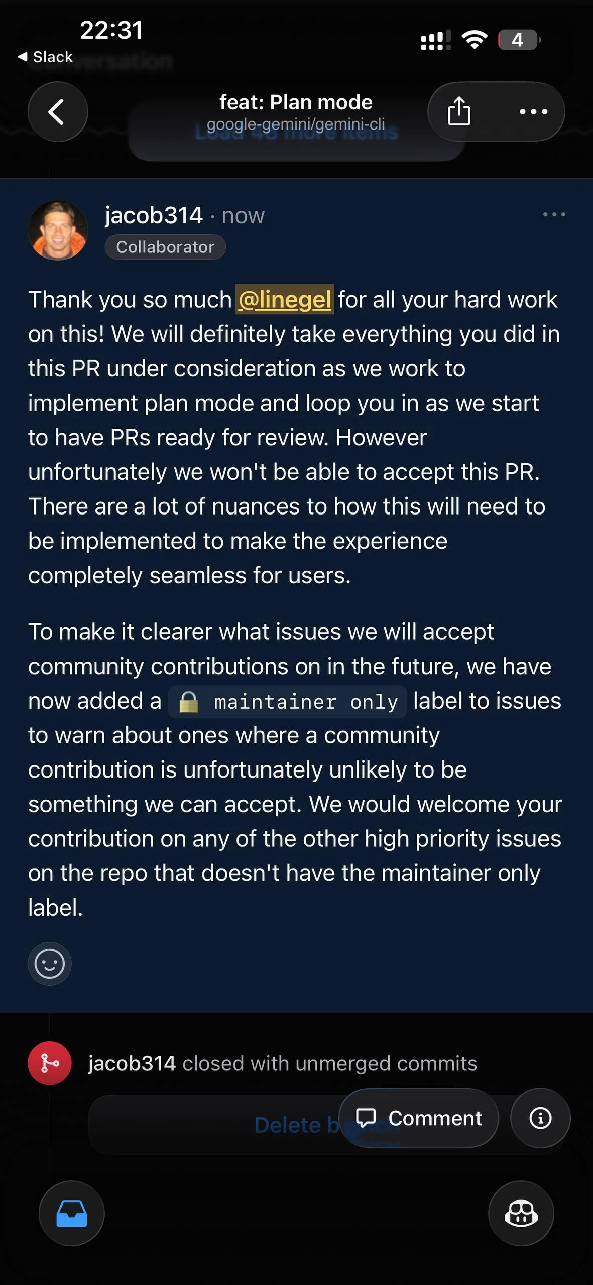 Open Source PR Rejected With Maximum Politeness After Significant Effort
