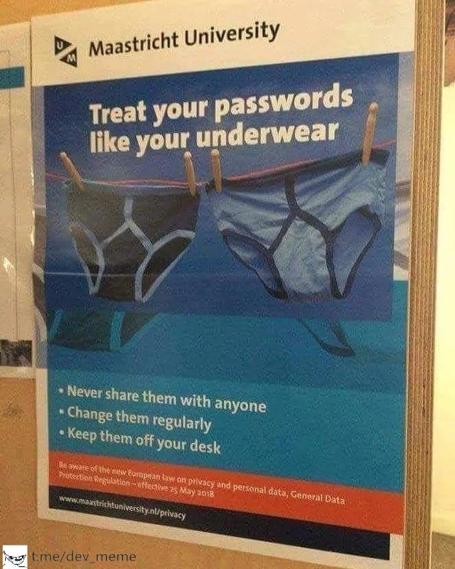 Password Hygiene Gets Too Literal