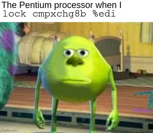 Pentium Meets The F00F Incantation