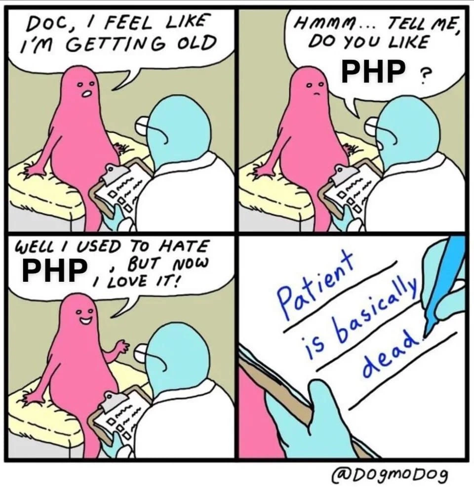 A Terminal Diagnosis for a PHP Convert