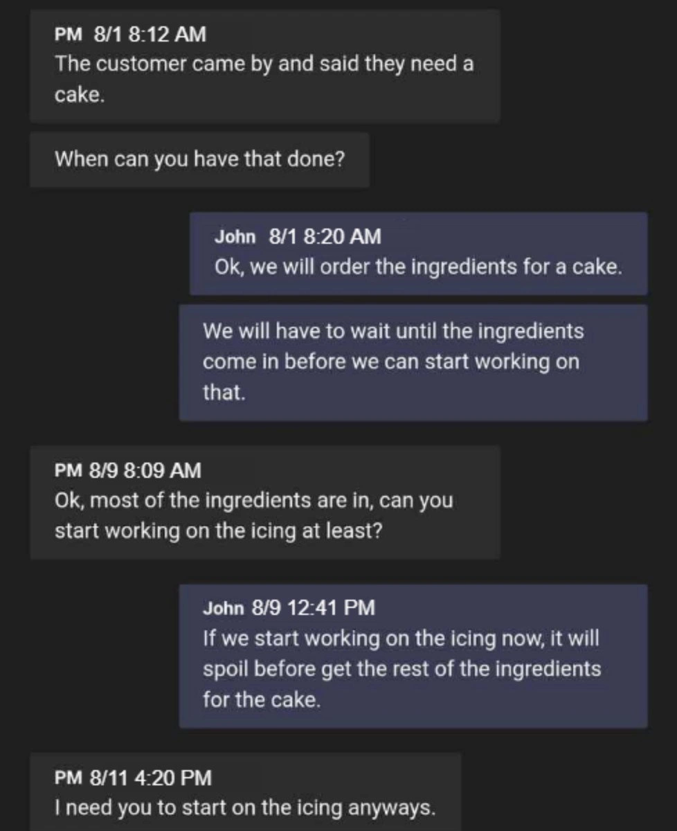 Project Management's Guide to Baking: Just Start on the Icing
