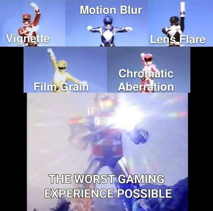 Power Rangers Combine Worst Gaming Post-Processing Effects Into Megazord