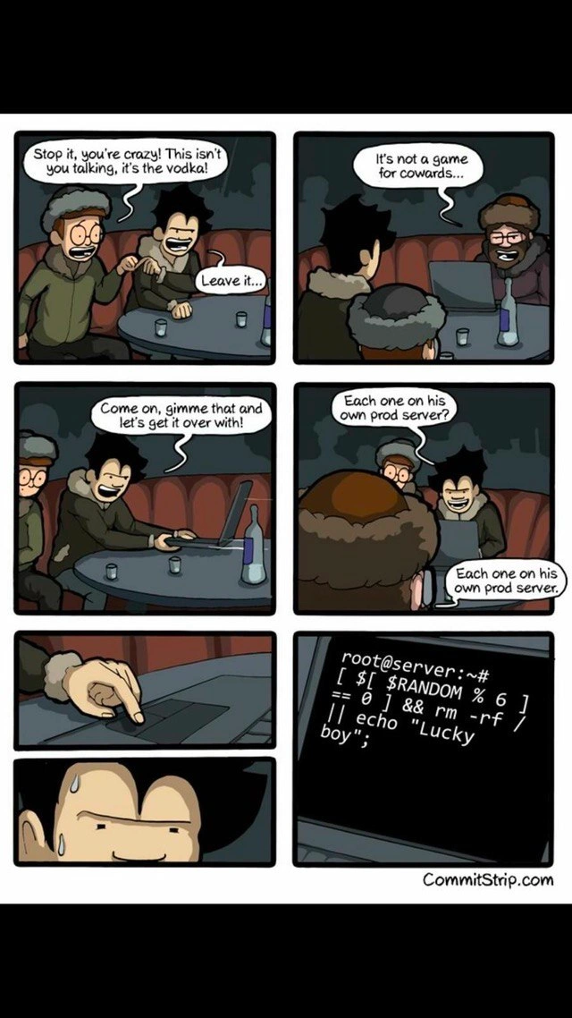 Russian Roulette for System Administrators