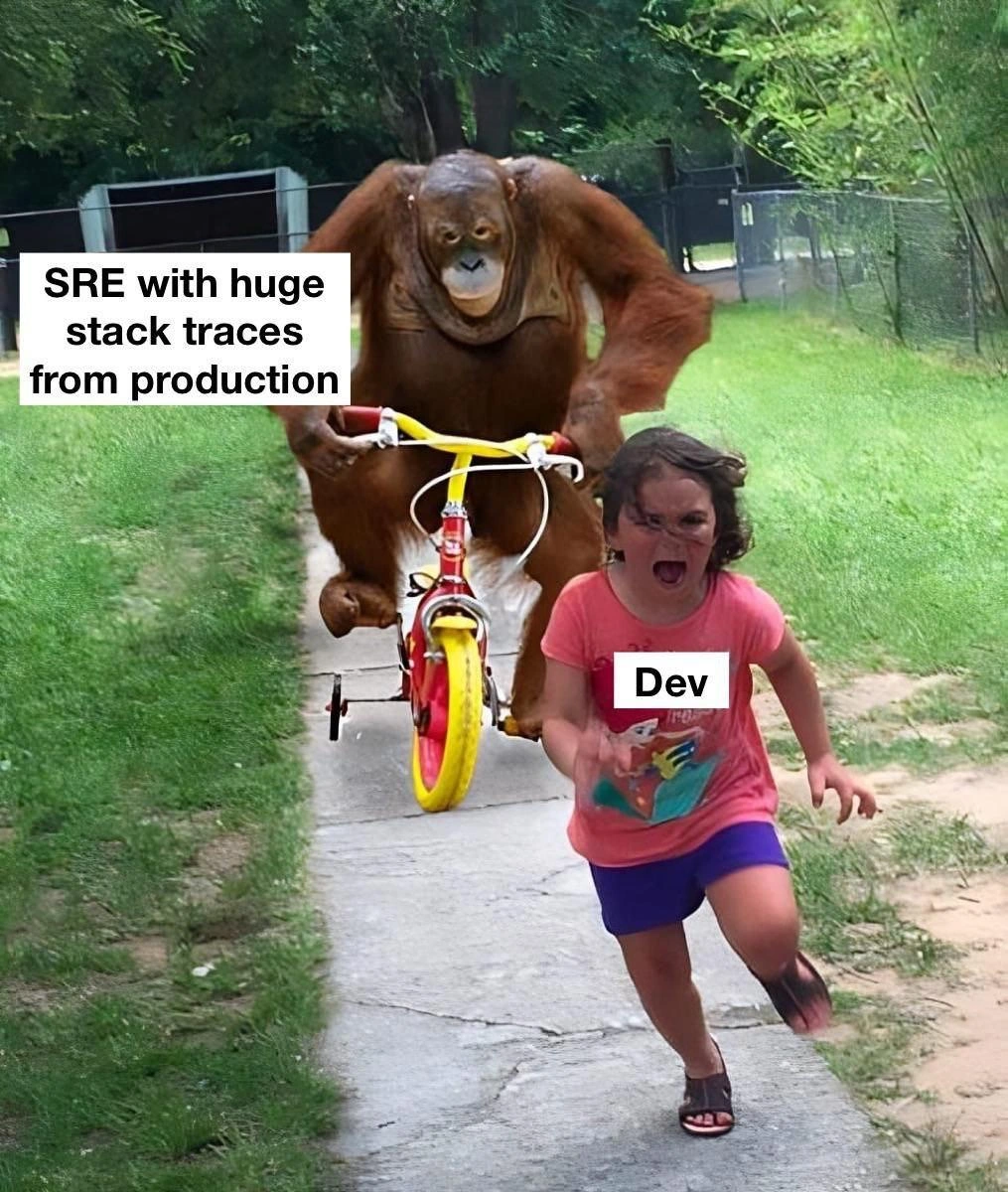 Production Stack Traces Chase Dev