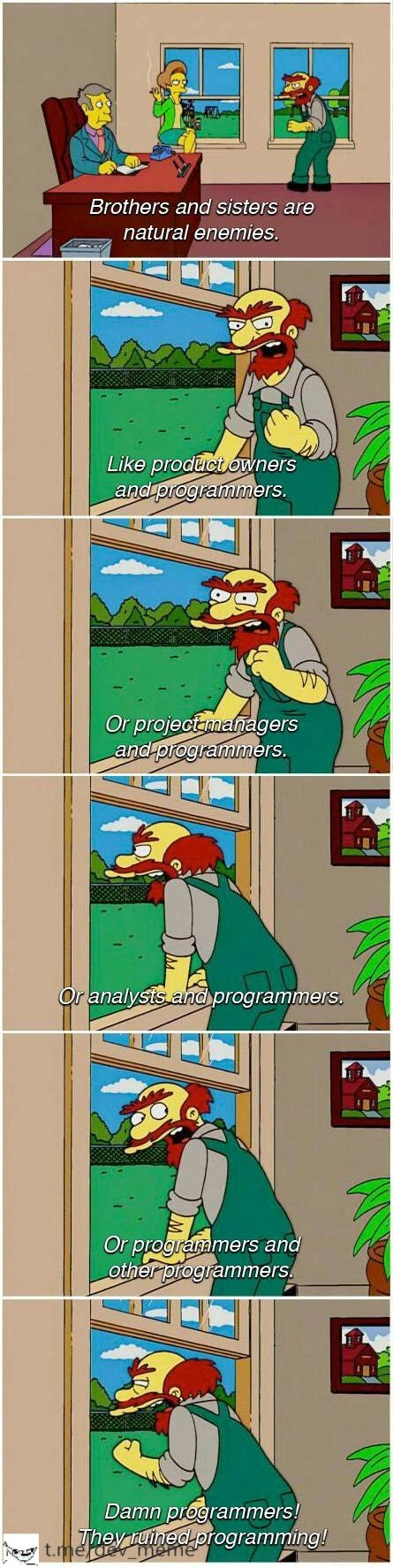 The Natural Enemies of Programmers, Including Themselves