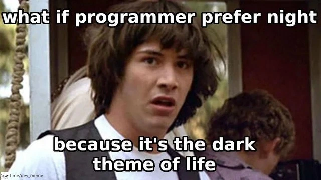 The Dark Theme of Life