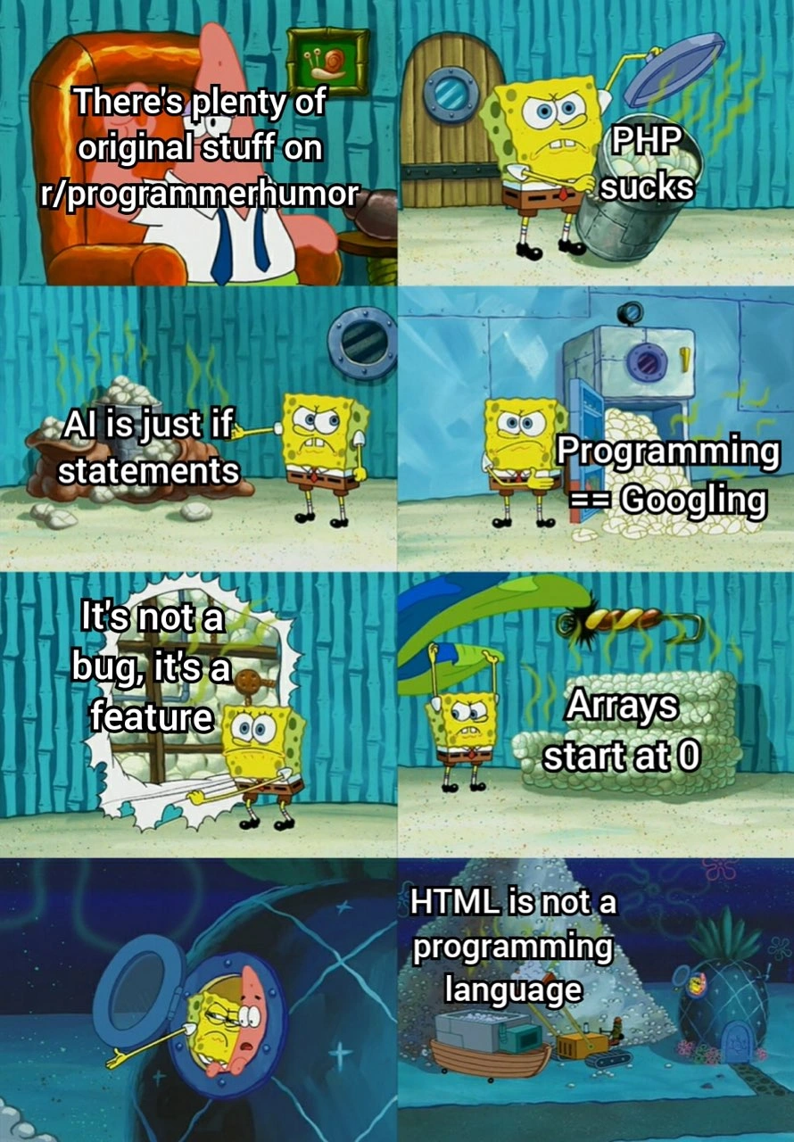 The Seven Deadly Sins of r/programmerhumor