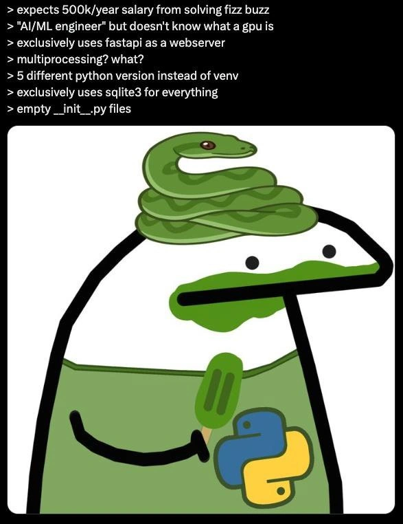 The Overconfident, Under-skilled Python 'AI/ML' Engineer