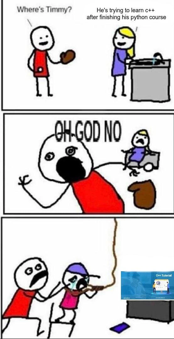 The Traumatic Leap from Python to C++