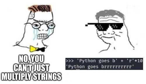 Python Strings Go Brrrr