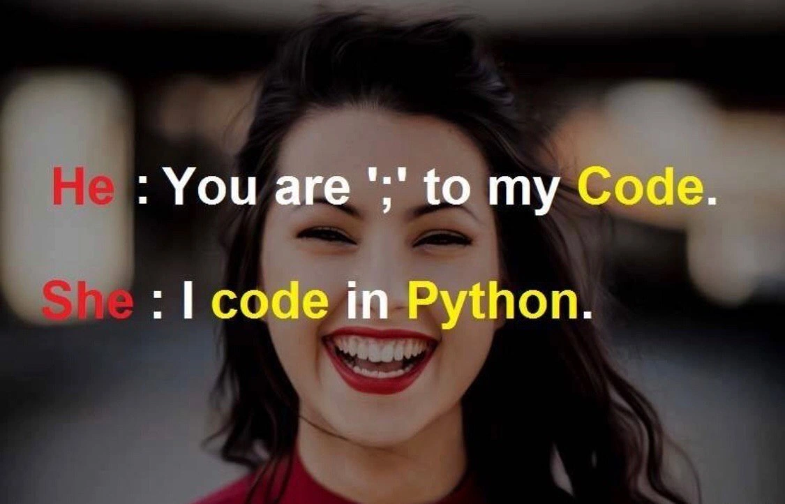 Semicolon-Zoned by a Python Developer