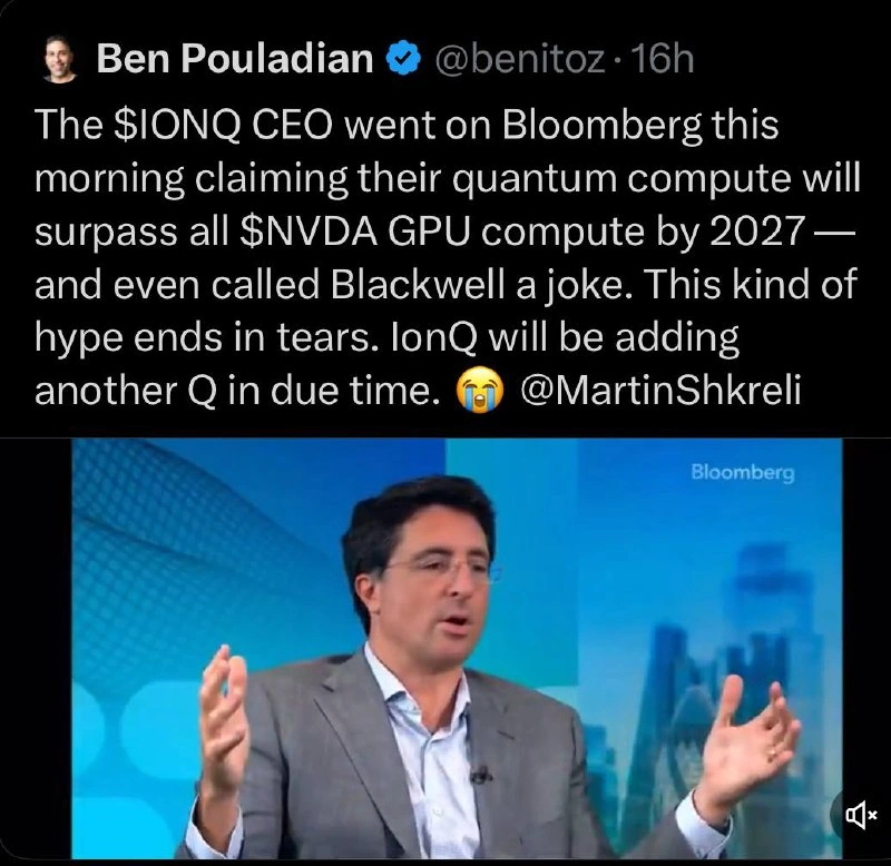 IonQ CEO Claims Quantum Computing Will Surpass NVIDIA GPUs by 2027