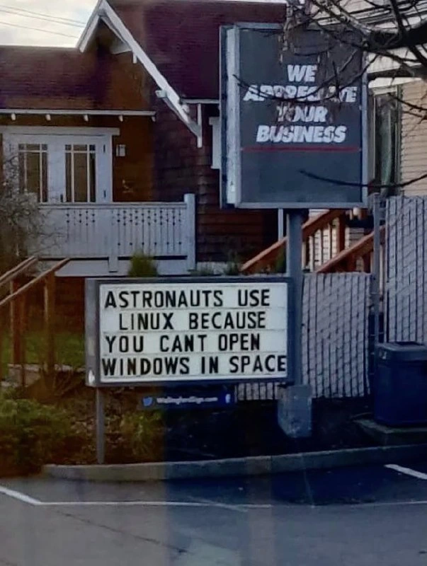Linux in Space: No Windows Allowed