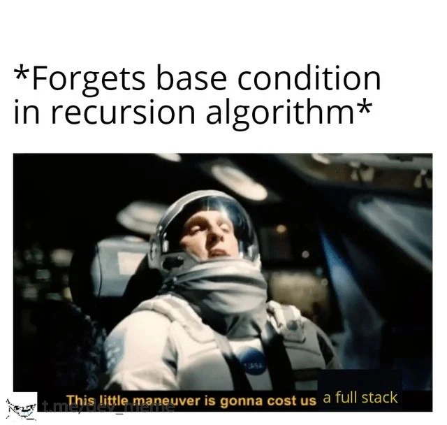 The High Cost of Forgetting a Recursion Base Case