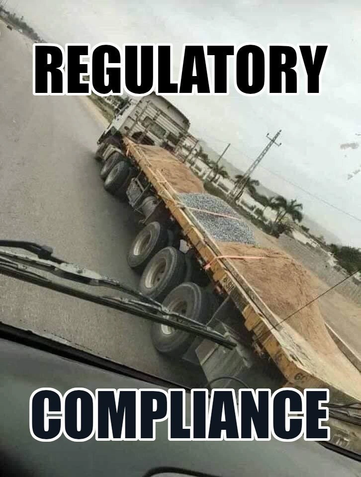 Regulatory Compliance Has Extra Wheels