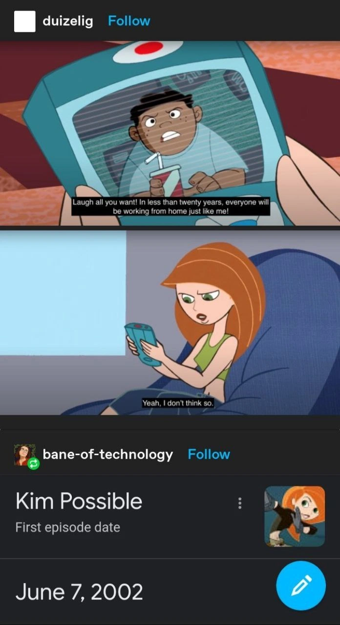 Kim Possible accidentally predicts the 2020 WFH boom in 2002
