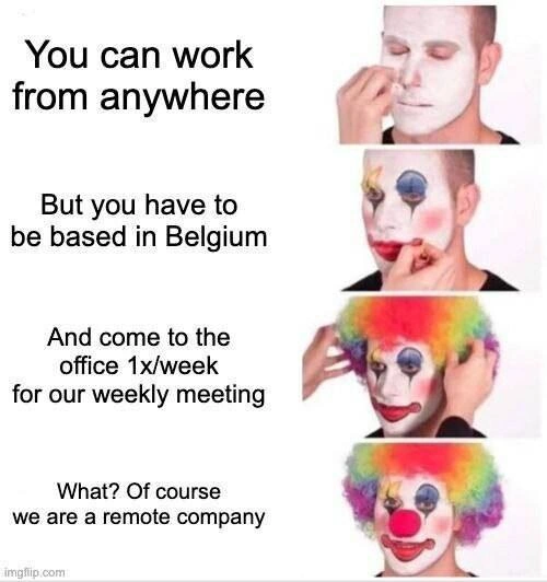 When 'Work From Anywhere' Really Means Weekly Office Days In Belgium