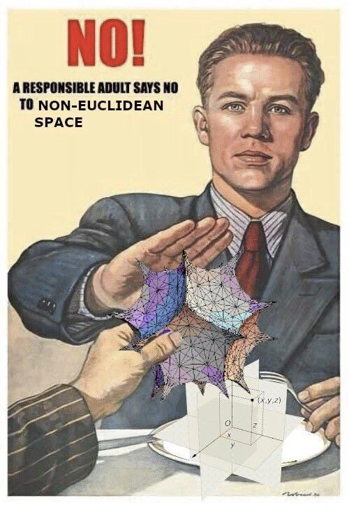 Just Say No to Non-Euclidean Geometries