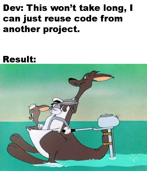 Reusable Code, Irreusable Architecture