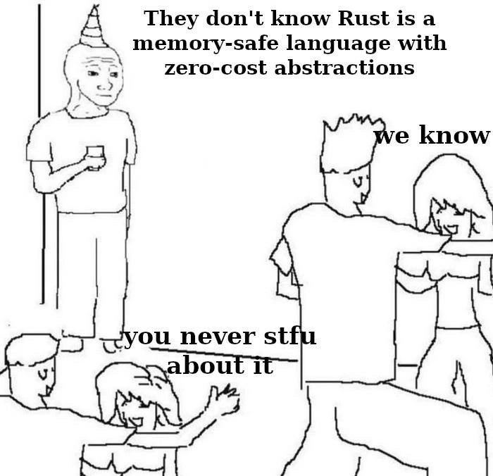 The Rust Evangelist at the Party