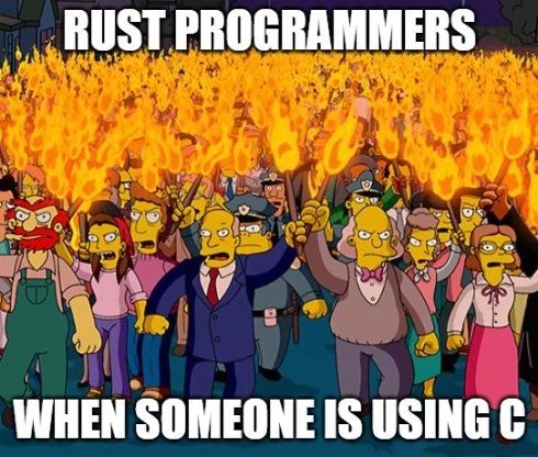 Rust Evangelism Strike Force Assembles