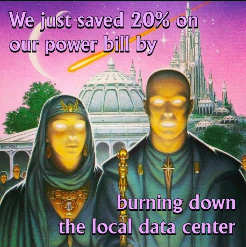 Saved 20% on the Power Bill by Burning Down the Data Center