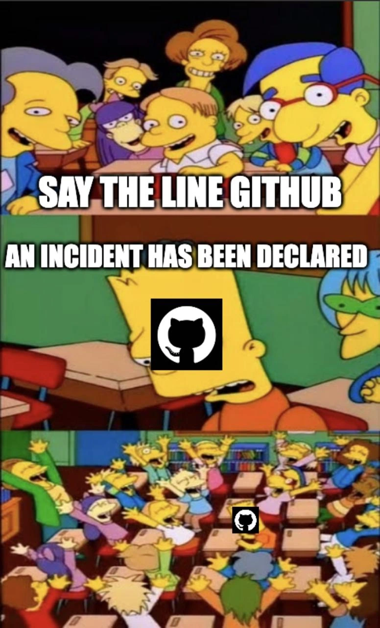 Say the Line, GitHub: An Incident Has Been Declared