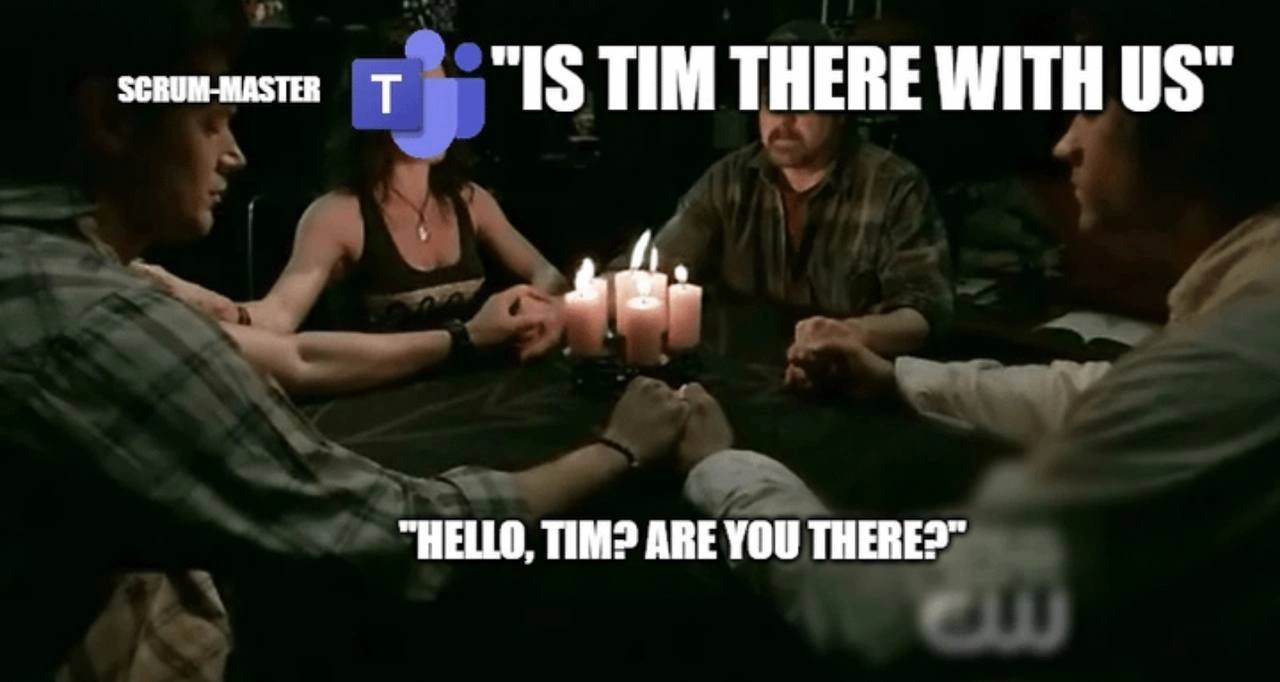 The Daily Stand-Up Seance: Summoning Unresponsive Colleagues