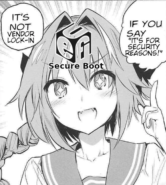 UEFI Secure Boot: the Vendor Lock-In loophole via “security reasons” excuse