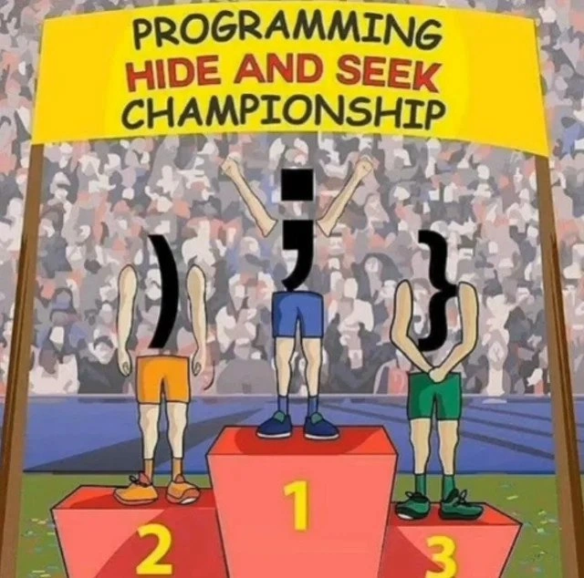 The undisputed champion of causing syntax errors
